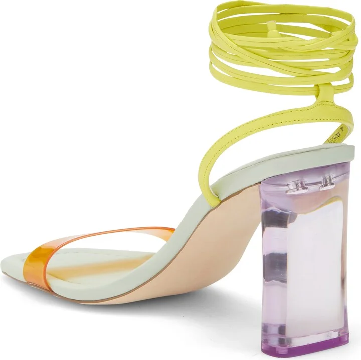 Elvy Ankle Wrap Block Heel Sandal - Image 2