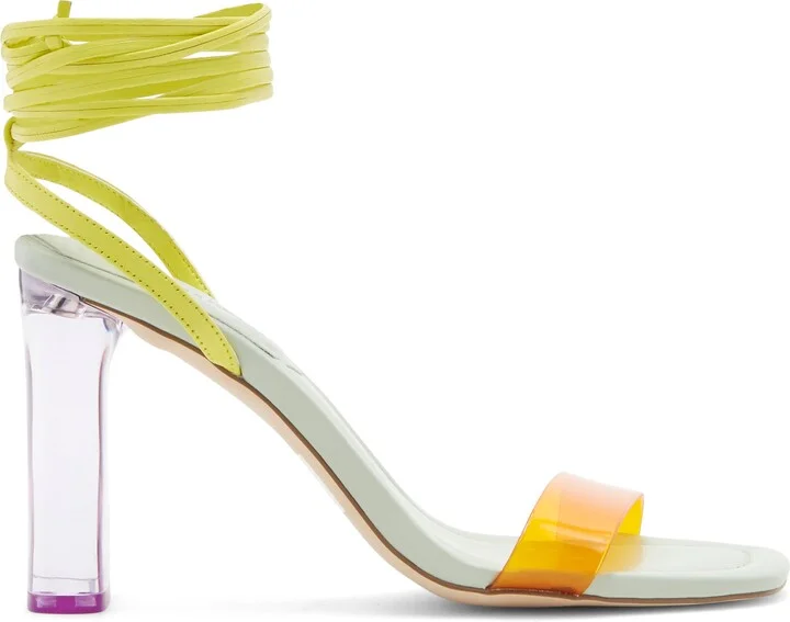 Elvy Ankle Wrap Block Heel Sandal - Image 4