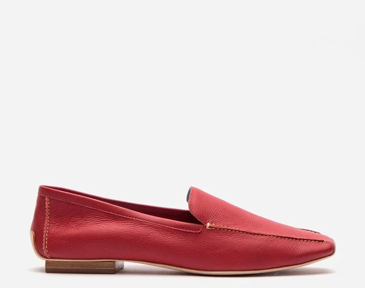 Elyce Loafer - Leather Red
