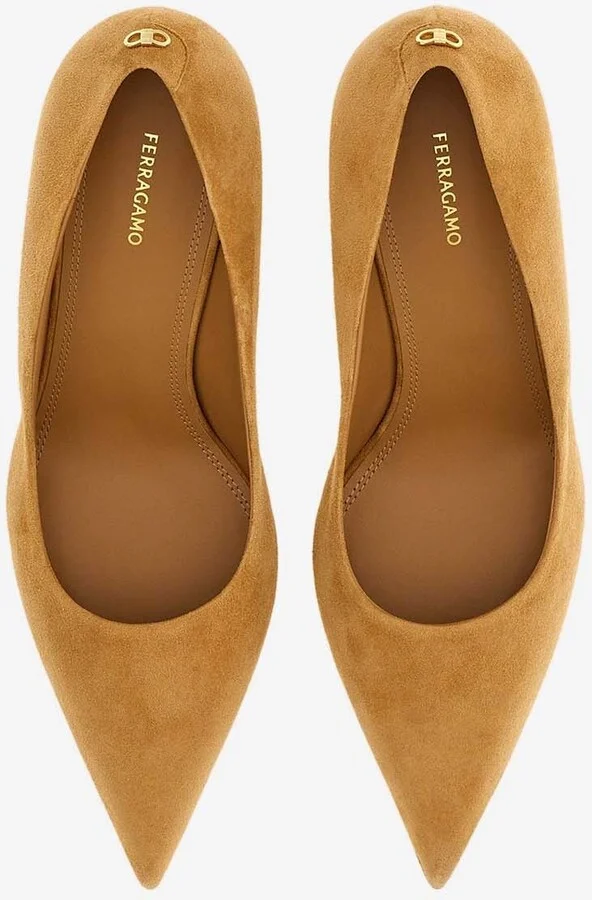Elydea 70 Pointed Suede Pumps - Image 2