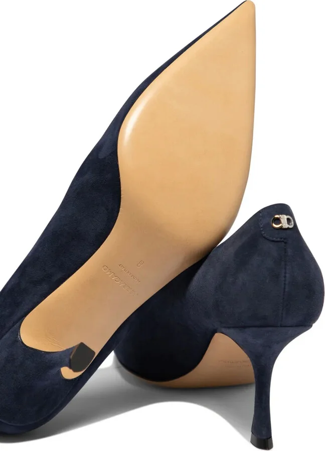 Elydea 70mm suede pumps - Image 5