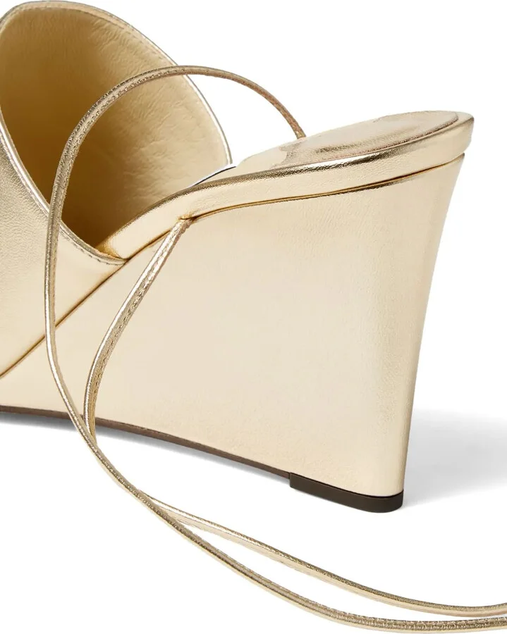 Elyna metallic wedge sandals - Image 5