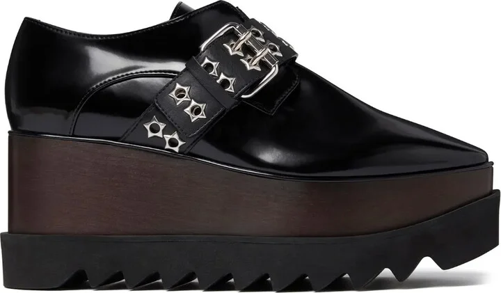 Elyse buckle-fastening lace-up shoes