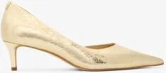 Elyse Crackled Metallic Leather Kitten Pump - Image 5