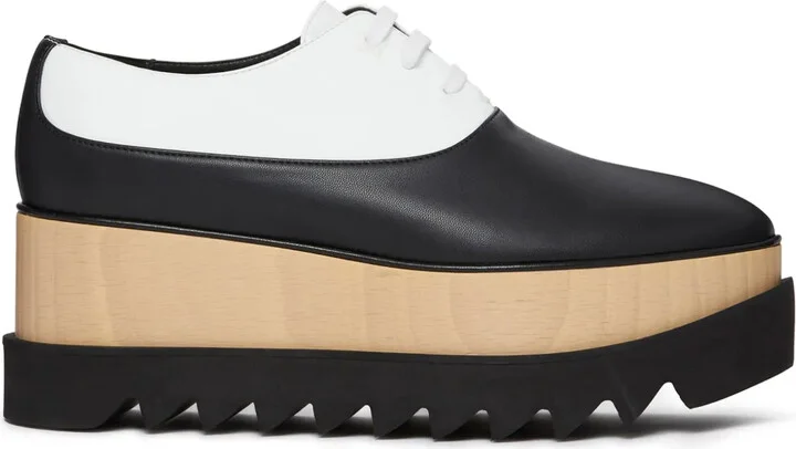 Elyse faux-leather platform shoes