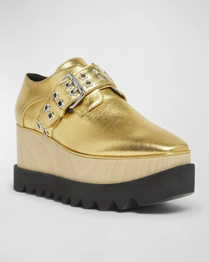 Elyse Metallic Buckle Platform Sneakers - Image 2