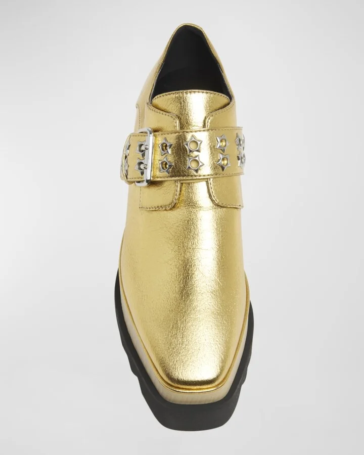 Elyse Metallic Buckle Platform Sneakers - Image 4