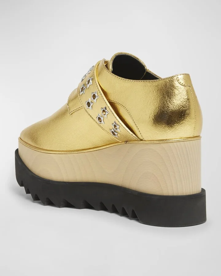 Elyse Metallic Buckle Platform Sneakers - Image 5