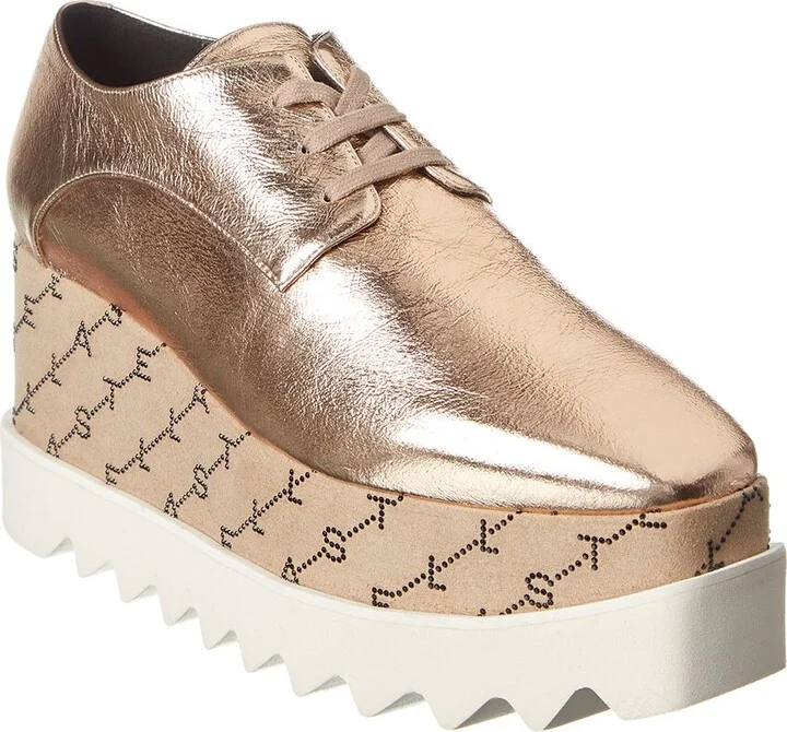 Elyse Monogram Platform Oxford