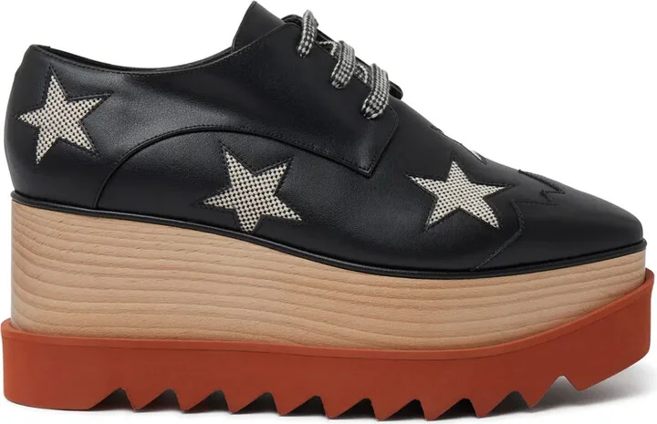 Elyse Stars platform brogues