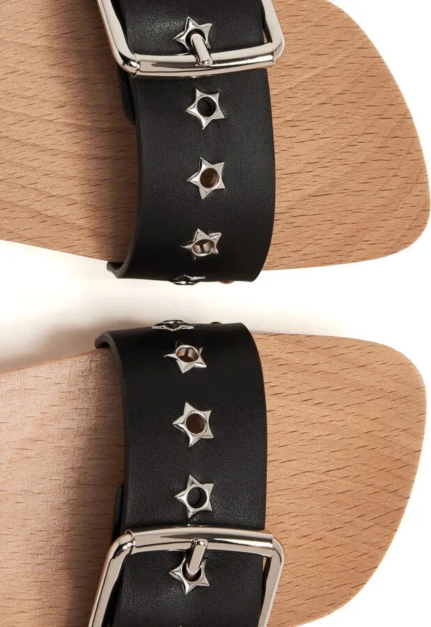 Elyse stud-embellished slides - Image 2