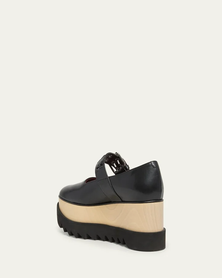 Elyse Vegan Mary Jane Platform Loafers - Image 5