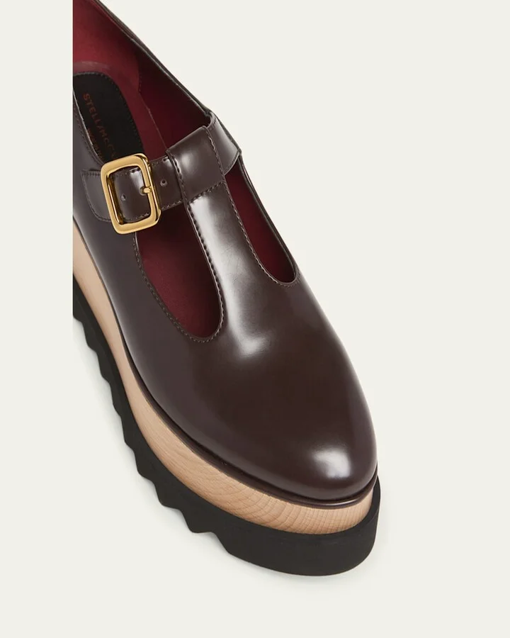 Elyse Vegan Mary Jane Platform Loafers - Image 2