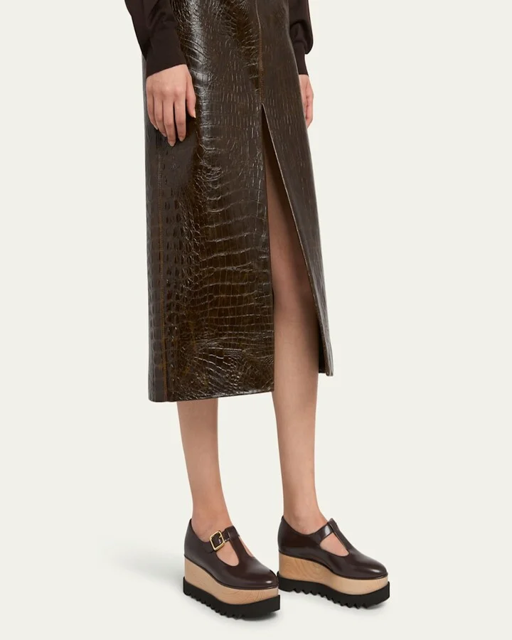 Elyse Vegan Mary Jane Platform Loafers - Image 3
