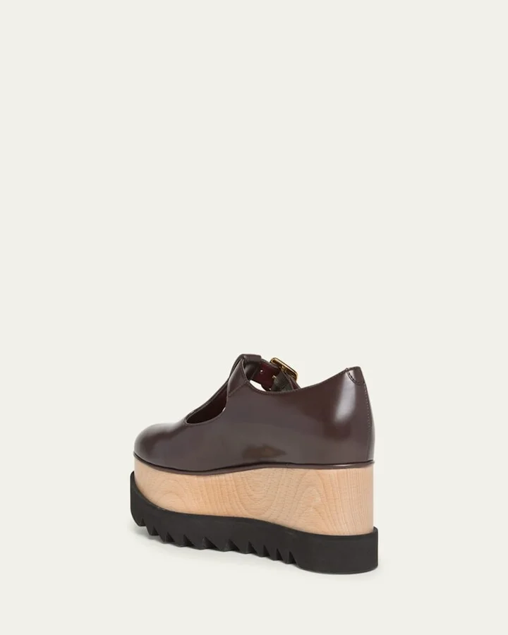 Elyse Vegan Mary Jane Platform Loafers - Image 5