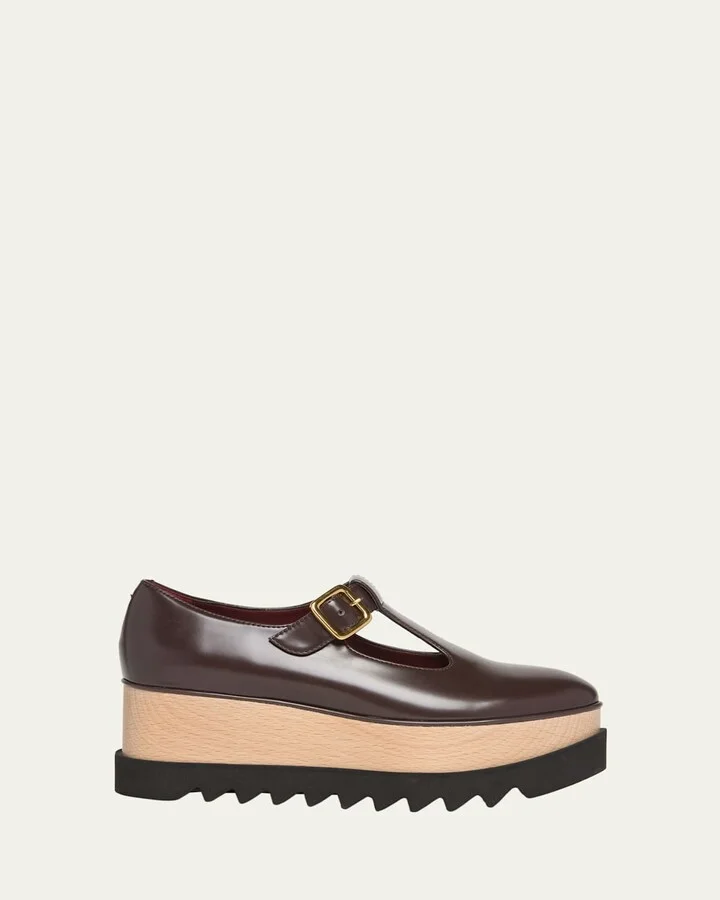 Elyse Vegan Mary Jane Platform Loafers