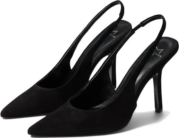 Emalyn Suede Pump In Black