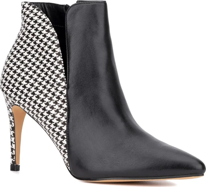 Emani Womens Faux Leather Ankle Boots