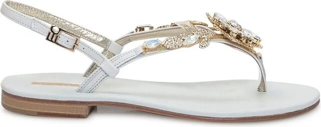 Emanuela Caruso Capri Embellished Sandals