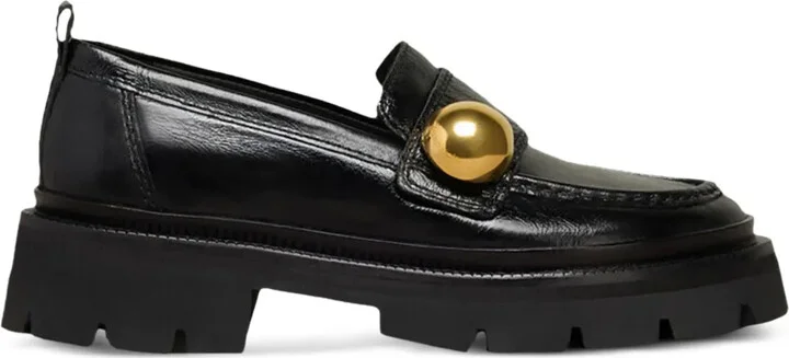 Embellished 5mm Leather Loafers