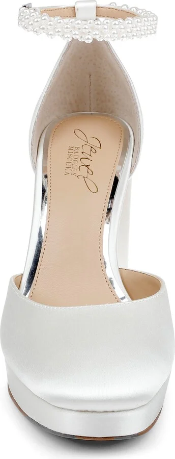 Embellished Ankle Strap Platform Pump - Image 4