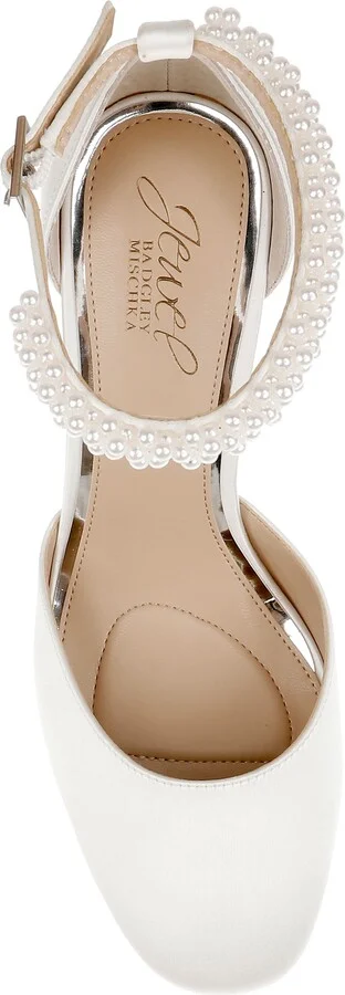 Embellished Ankle Strap Platform Pump - Image 5