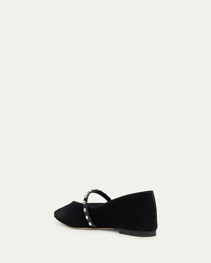 Embellished Ballet Flats - Image 5