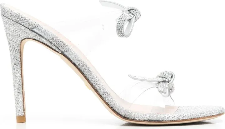 Embellished-Bow Detail 115mm Sandals