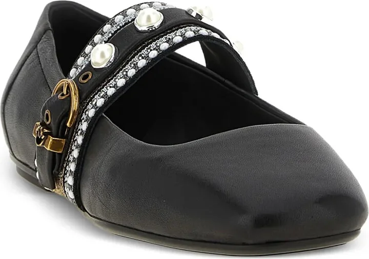 Embellished-Buckle Ballet Flats - Image 2