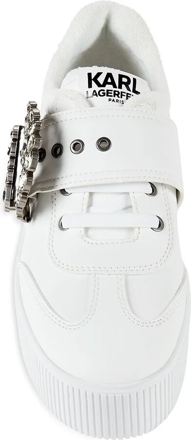 Embellished Buckle Platform Sneakers - Image 5