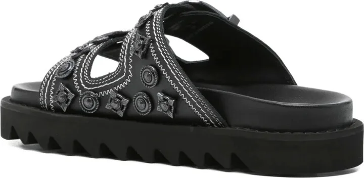 Embellished-Buckle Sandals - Image 3