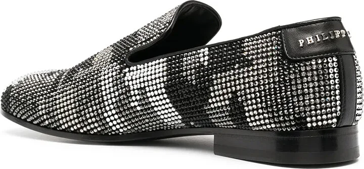 Embellished Camouflage Moccasin Loafers - Image 3