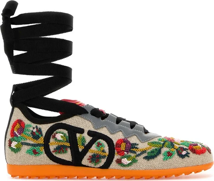 Embellished Canvas Chromathon Sneakers - Image 2