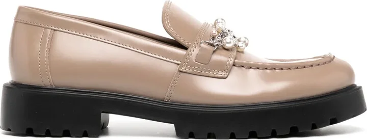 Embellished Classic Loafers