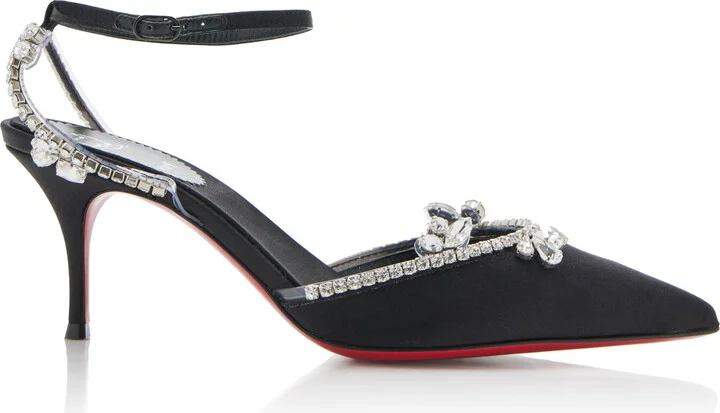 Embellished Crepe Satin PumpsLouboutin