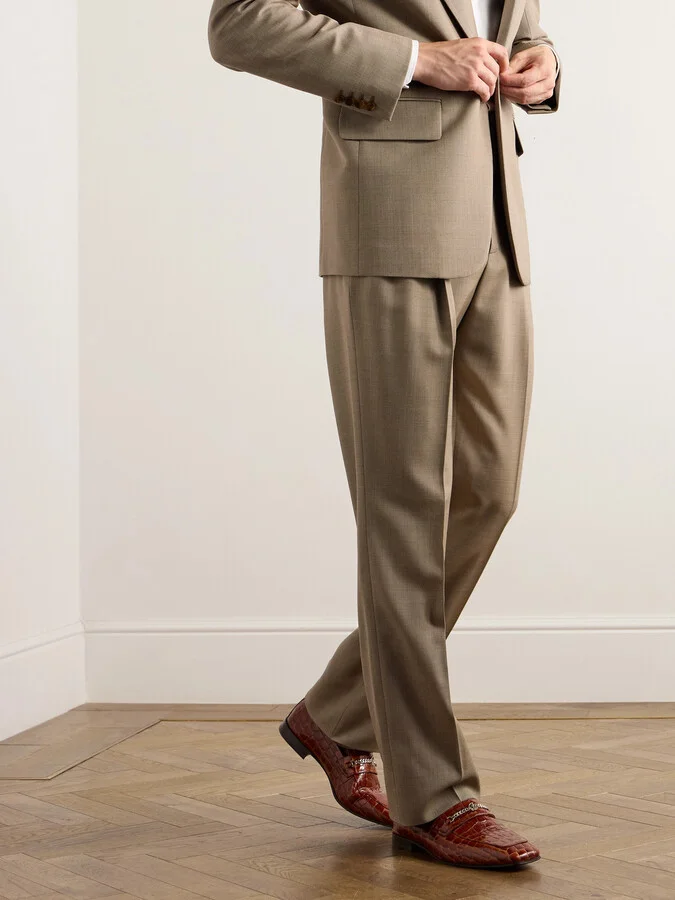 Embellished Croc-Effect Patent-Leather Loafers - Image 2