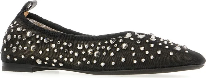Embellished Fabric Ballerinas - Image 2