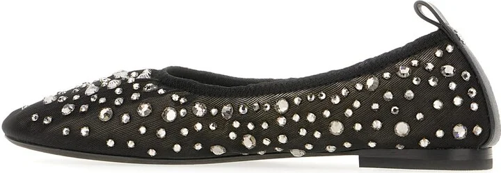 Embellished Fabric Ballerinas - Image 3