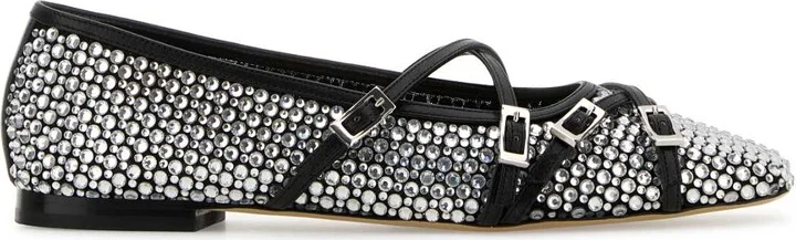 Embellished Fabric Ballerinas - Image 2