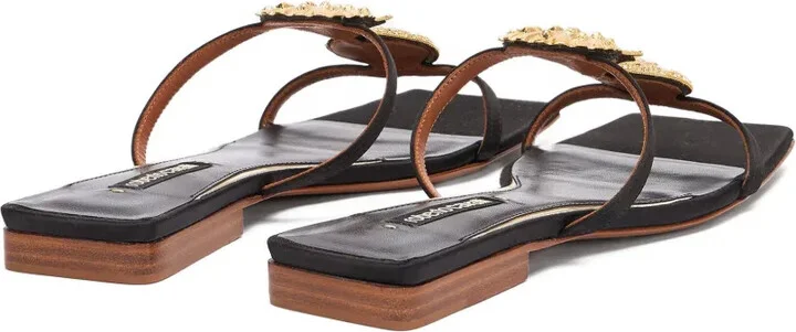 Embellished Flat Sandals - Image 3