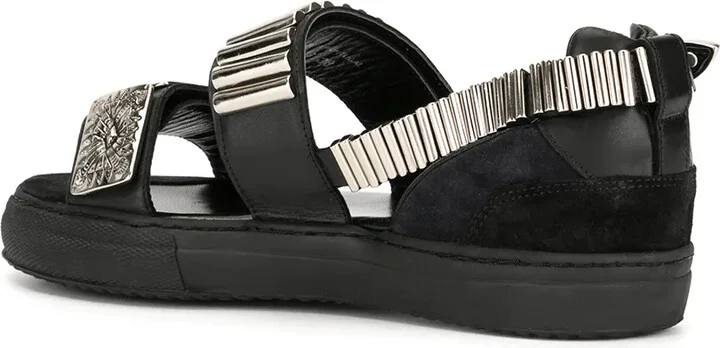 Embellished Flat Sandals - Image 3
