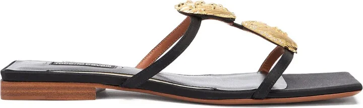 Embellished Flat Sandals