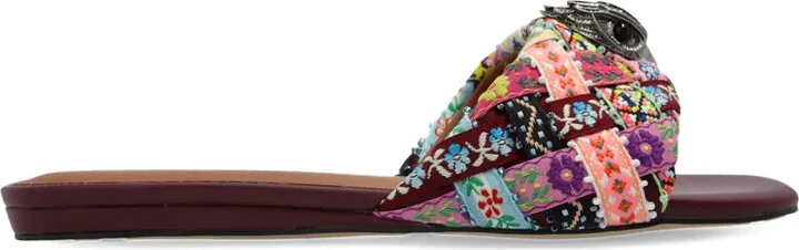 Embellished Flat Sandals