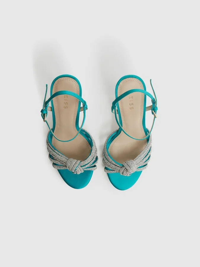 Embellished Heeled Sandals - Image 3