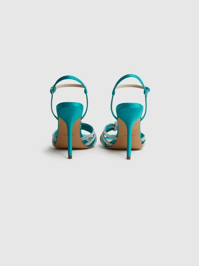 Embellished Heeled Sandals - Image 4