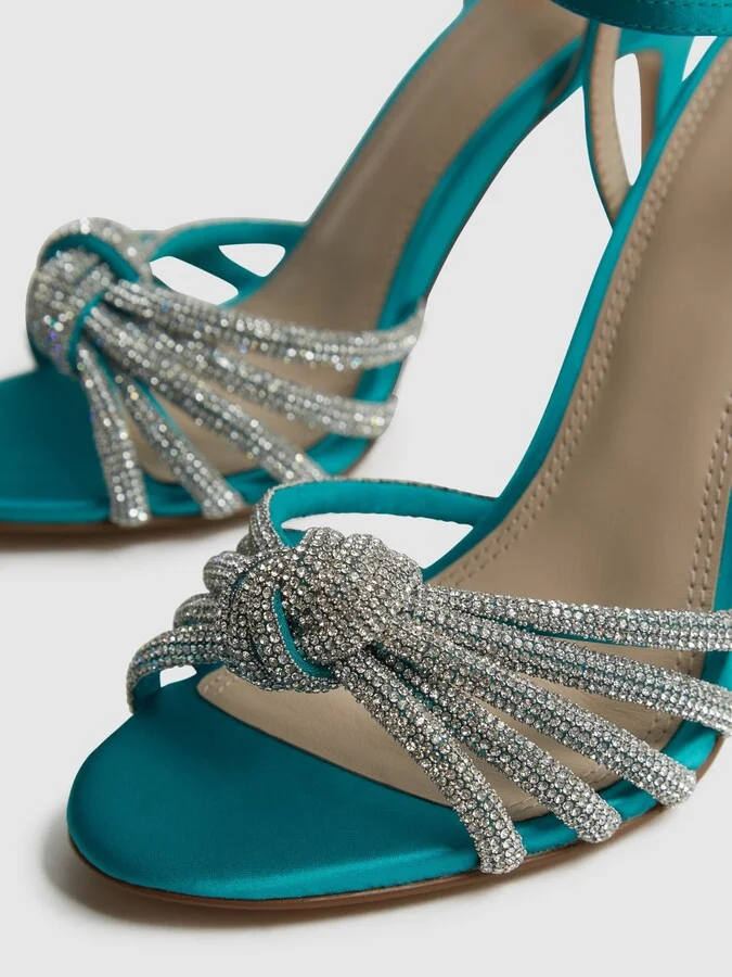 Embellished Heeled Sandals - Image 5