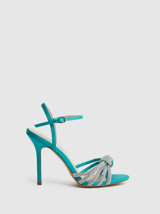 Embellished Heeled Sandals