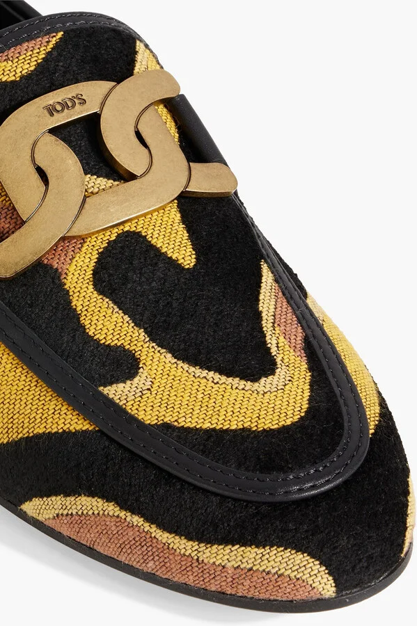 Embellished jacquard loafers - Image 4