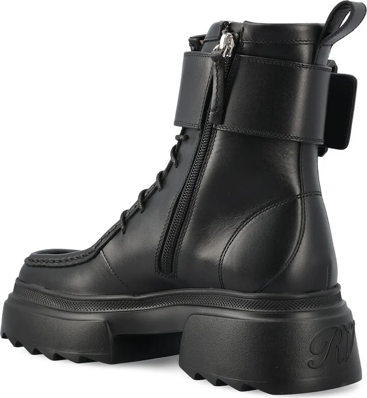Embellished Lace-up Boots - Image 3