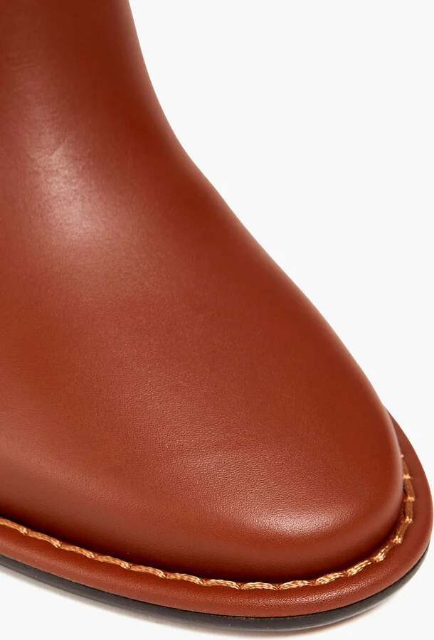 Embellished leather ankle boots - Image 4